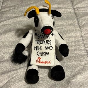 Chick Fil-A Rudolph The Red Nose Reindeer Christmas Cow Stuffed Animal Plush